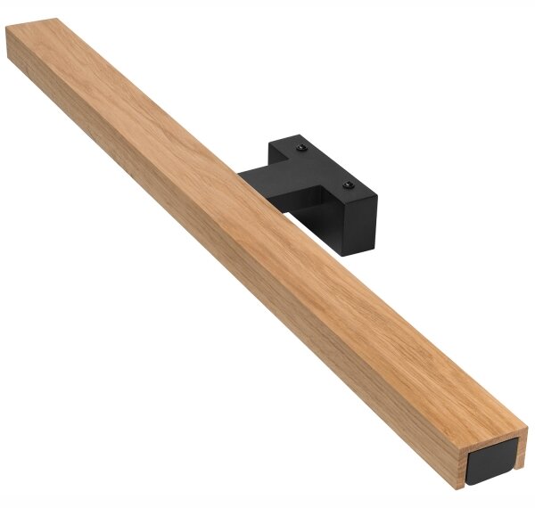 Aplică LED pentru oglindă de baie Brilagi WOODY MIRROR LED/12W/230V IP44 stejar/negru