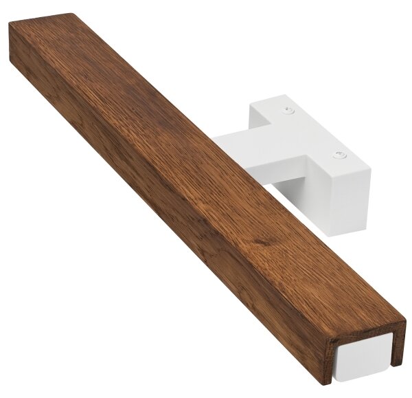 Aplică LED pentru oglindă de baie Brilagi WOODY MIRROR LED/8W/230V IP44 stejar/alb
