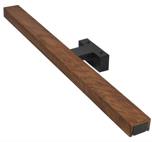 Aplică LED pentru oglindă de baie Brilagi WOODY MIRROR LED/12W/230V IP44 stejar/negru