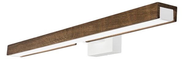 Aplică LED pentru oglindă de baie Brilagi WOODY MIRROR LED/12W/230V IP44 stejar/alb
