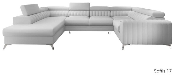 Colțar lemn masiv Formă U Extensibil Fabian 340x202cm Personalizabil - Marte 10