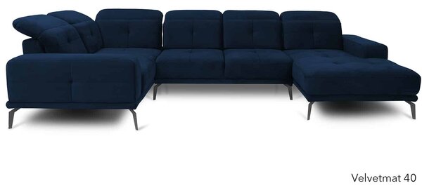 Colțar lemn masiv Formă U Nevada 350x201cm Personalizabil