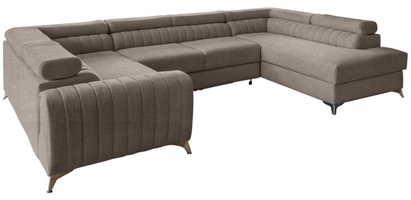 Colțar lemn masiv Formă U Extensibil Fabian 340x202cm Personalizabil - Marte 10