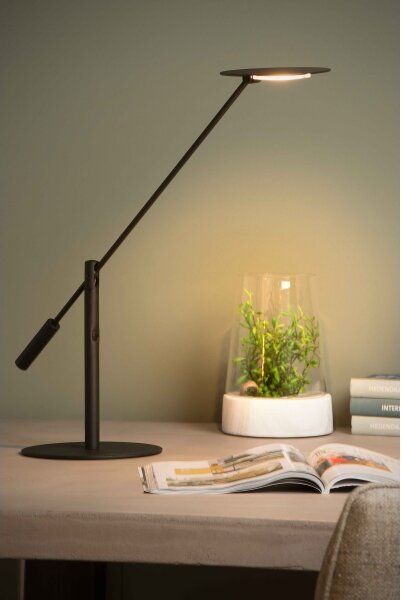 Lampă LED dimabilă de masă Lucide 19666/09/30 ANSELMO LED/9W/230V negru