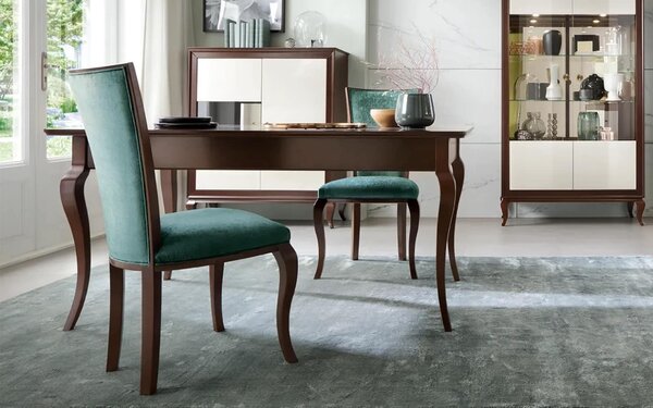 Masă lemn masiv Dining Nicola Extensibilă 160/, 260 × 90 × 75 cm
