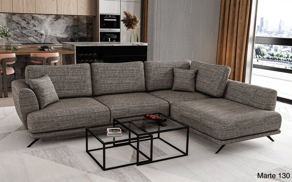 Colțar lemn masiv Extensibil Leona Depozitare 280x178cm Personalizabil - Softis 17