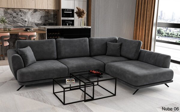 Colțar lemn masiv Extensibil Leona Depozitare 280x178cm Personalizabil - Softis 17