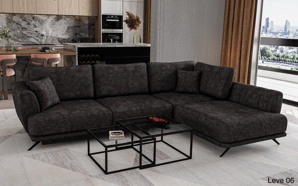 Colțar lemn masiv Extensibil Leona Depozitare 280x178cm Personalizabil - Softis 17