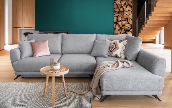 Colțar lemn masiv Extensibil Leona Depozitare 280x178cm Personalizabil - Softis 17