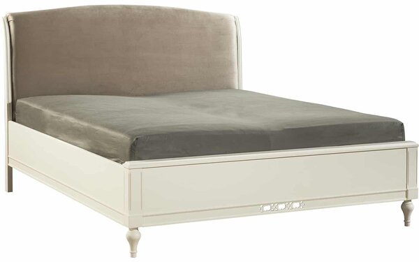 Pat lemn masiv Tapițat Provence Model P2 Personalizabil - 140x200, Clasa A