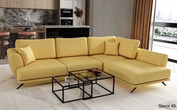 Colțar lemn masiv Extensibil Leona Depozitare 280x178cm Personalizabil - Softis 17