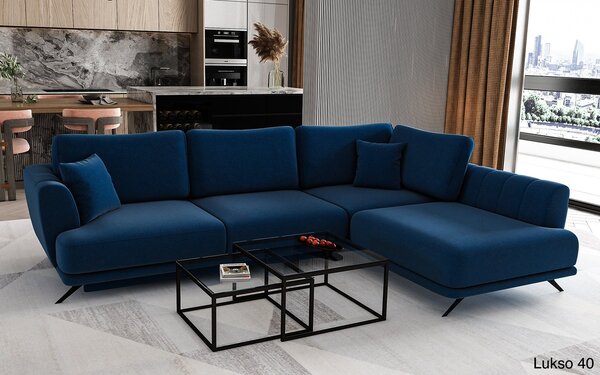 Colțar lemn masiv Extensibil Leona Depozitare 280x178cm Personalizabil - Softis 17