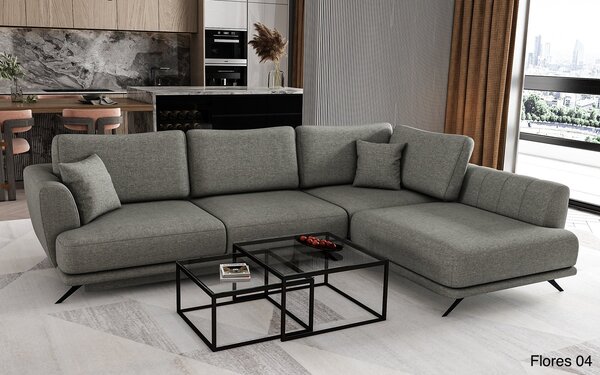 Colțar lemn masiv Extensibil Leona Depozitare 280x178cm Personalizabil - Softis 17