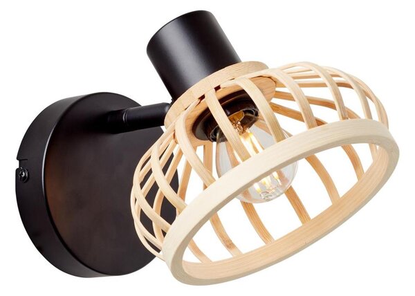 Brilliant - Lampă de perete NORAH 1xE14/28W/230V bambus