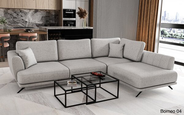 Colțar lemn masiv Extensibil Leona Depozitare 280x178cm Personalizabil - Softis 17