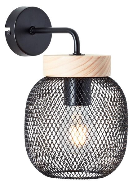 Brilliant - Lampă de perete GIADA 1xE27/40W/230V neagră