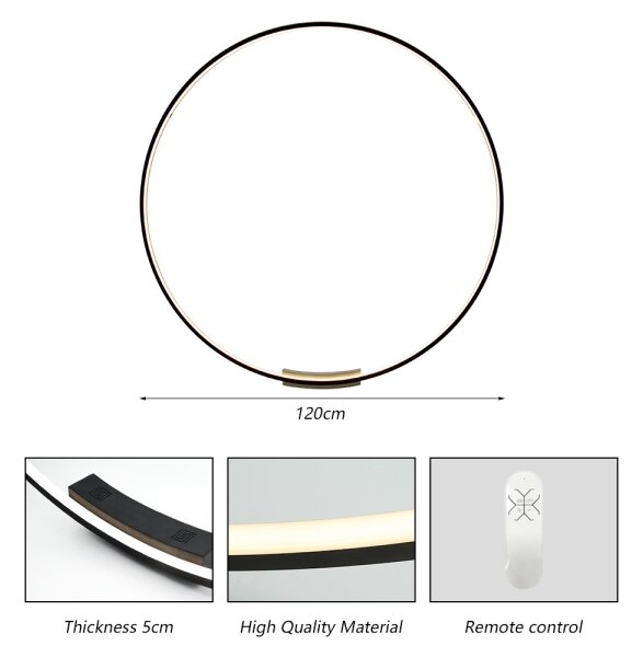 Aplică LED dimabilă Immax NEO 07245-120 FINO LED/70W/230V 120cm Tuya + telecomandă