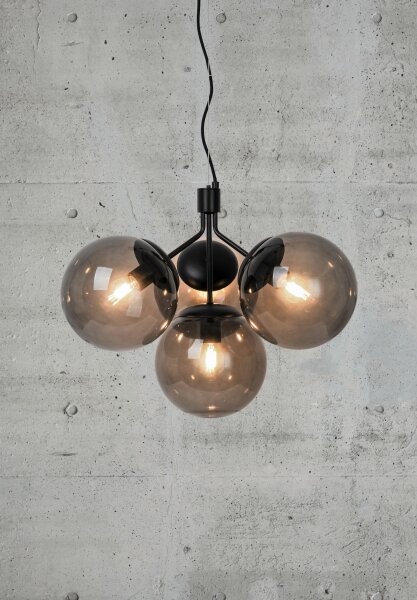 Lustră pe cablu Nordlux IVONA 4xE27/28W/230V negru
