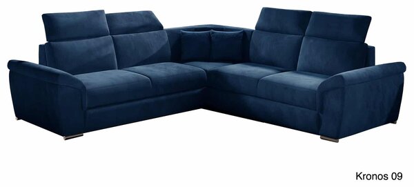 Colțar lemn masiv Extensibil Felis Depozitare 268x268cm Personalizabil - Kronos 09, Universal