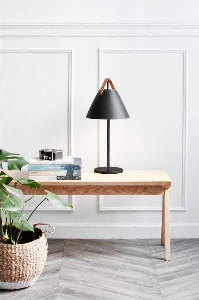 DFTP by Nordlux - Lampă de masă STRAP 1xE27/40W/230V negru