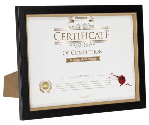 Rama foto tablou pentru diploma, acte, fotografie, certificat, A4, Pufo, 30 x 21 cm