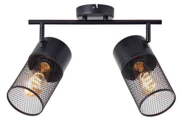 Brilliant - Lampă spot KAMOLO 2xE27/40W/230V negru