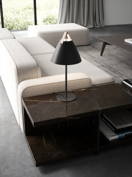 DFTP by Nordlux - Lampă de masă STRAP 1xE27/40W/230V negru