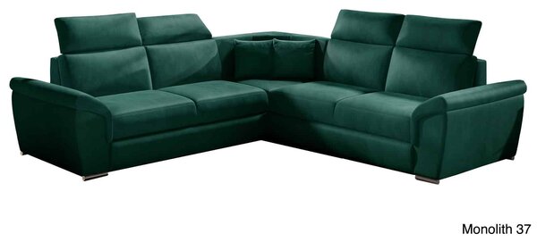 Colțar lemn masiv Extensibil Felis Depozitare 268x268cm Personalizabil - Kronos 09, Universal