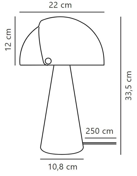 Lampă de masă DFTP by Nordlux ALIGN 1xE27/25W/230V alb