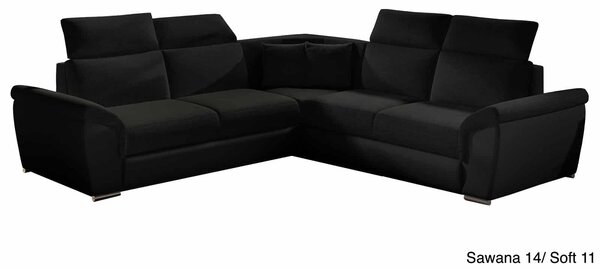 Colțar lemn masiv Extensibil Felis Depozitare 268x268cm Personalizabil - Kronos 09, Universal