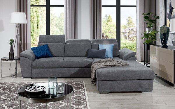 Colțar lemn masiv Extensibil Toby Depozitare 272x216cm Personalizabil - Berlin 01