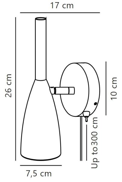 Spot de perete DFTP by Nordlux PURE 1xGU10/8W/230V gri
