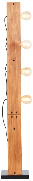 Brilliant - Lampadar CALANDRA din lemn de pin, 4xE27/42W/230V