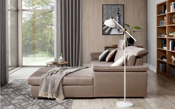 Colțar lemn masiv Extensibil Toby Depozitare 272x216cm Personalizabil - Berlin 01