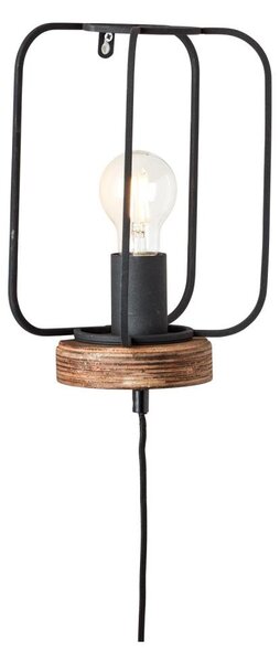 Brilliant - Aplică de perete TOSH 1xE27/52W/230V, finisaj plop