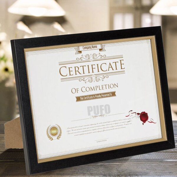 Rama foto tablou pentru diploma, acte, fotografie, certificat, A4, Pufo, 30 x 21 cm