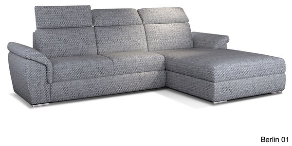 Colțar lemn masiv Extensibil Toby Depozitare 272x216cm Personalizabil - Berlin 01