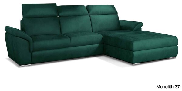 Colțar lemn masiv Extensibil Toby Depozitare 272x216cm Personalizabil - Berlin 01