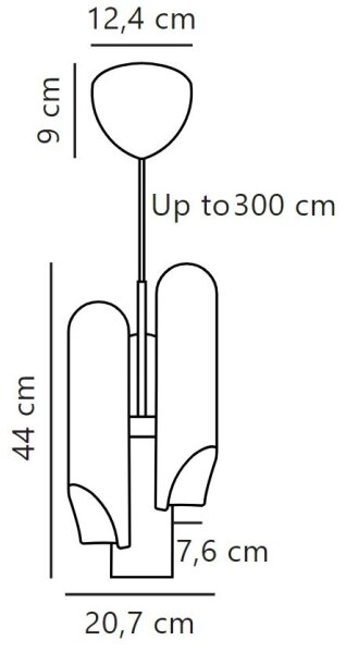Lustră pe cablu DFTP by Nordlux ROCHELLE 3xGU10/15W/230V