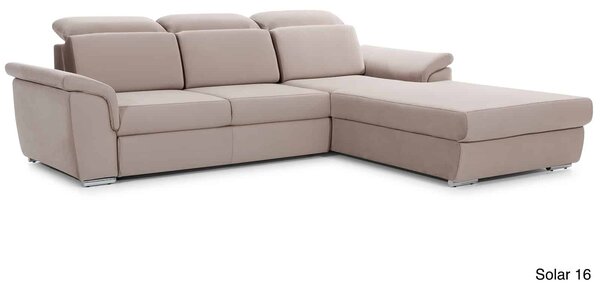 Colțar lemn masiv Extensibil Toby Depozitare 272x216cm Personalizabil - Berlin 01