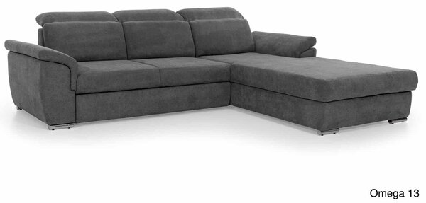Colțar lemn masiv Extensibil Toby Depozitare 272x216cm Personalizabil - Berlin 01