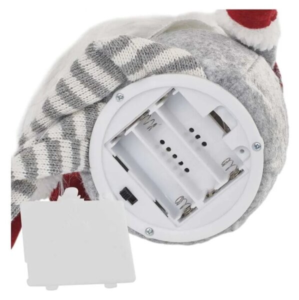 Decorațiune LED de Crăciun 4xLED/3xAA spiriduș