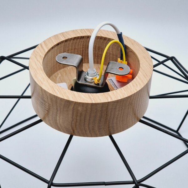 Brilagi - Plafonieră WOODY BASKET 1xE27/60W/230V stejar