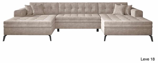 Colțar lemn masiv Formă U Extensibil Verti 350x170cm Personalizabil