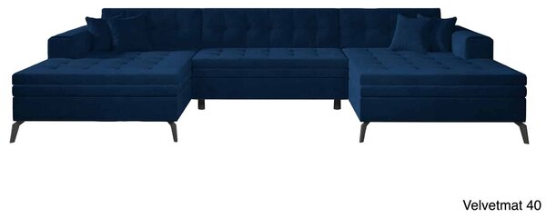 Colțar lemn masiv Formă U Extensibil Verti 350x170cm Personalizabil