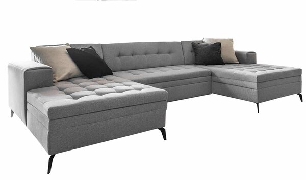 Colțar lemn masiv Formă U Extensibil Verti 350x170cm Personalizabil
