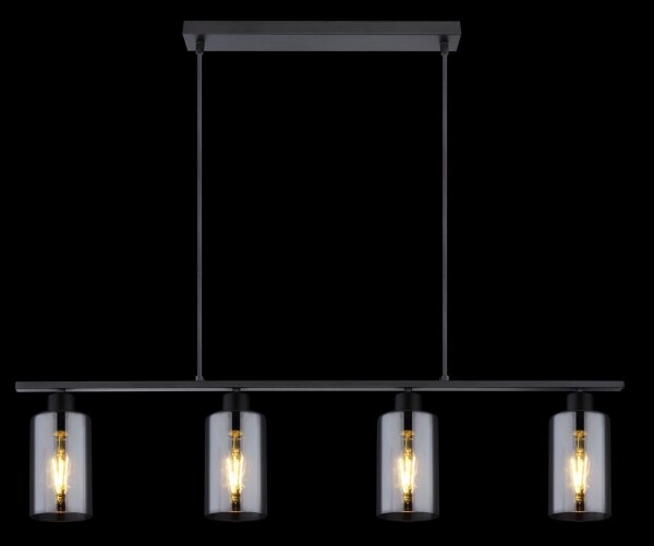 Lustră pe cablu HADERA 4xE27/60W/230V Globo 15465-4H