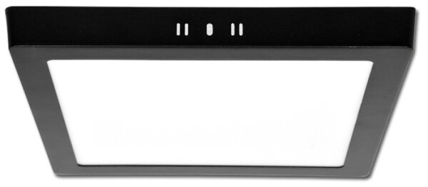 Ecolite LED-CSQ-CCT/12W/CR - Plafonieră LED RAFA 12W/230V negru