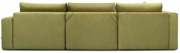 Colțar lemn masiv Formă U Extensibil Bonnie 350x170cm Personalizabil
