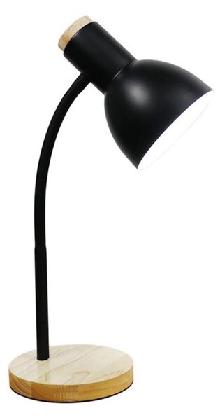 Lampă de masă Zuma Line SM-W02-BL 1xE27/40W/230V negru/maro